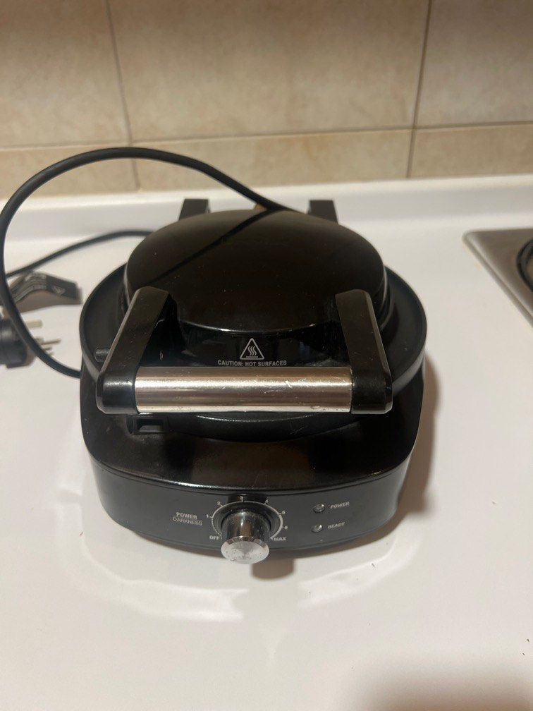 Breville waffle iron BWM520 BKANZ, TV & Home Appliances, Kitchen