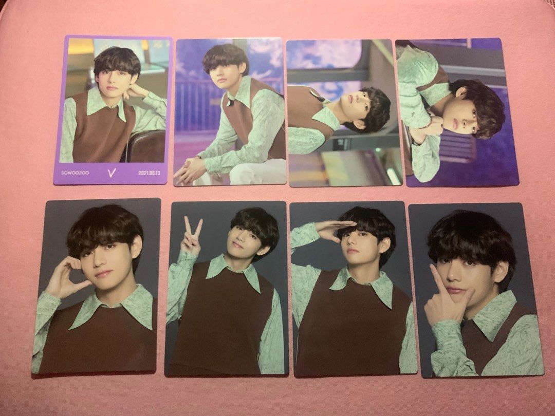 BTS Kim Taehyung Sowoozoo mini pc set (Category: K-Wave Merchandise) located in Makati City. Submitted by bebedenn (Listing ID 1262613792, Image 1). Description: WTS LFB BTS PH Official Mint condition MOP: Gcash/BDO MOD: Ggx/S co.