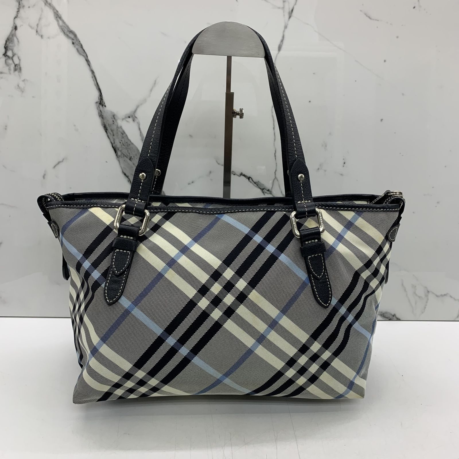 BURBERRY BLUE LABEL CHECKERED TOTE BAG 237034654 AL