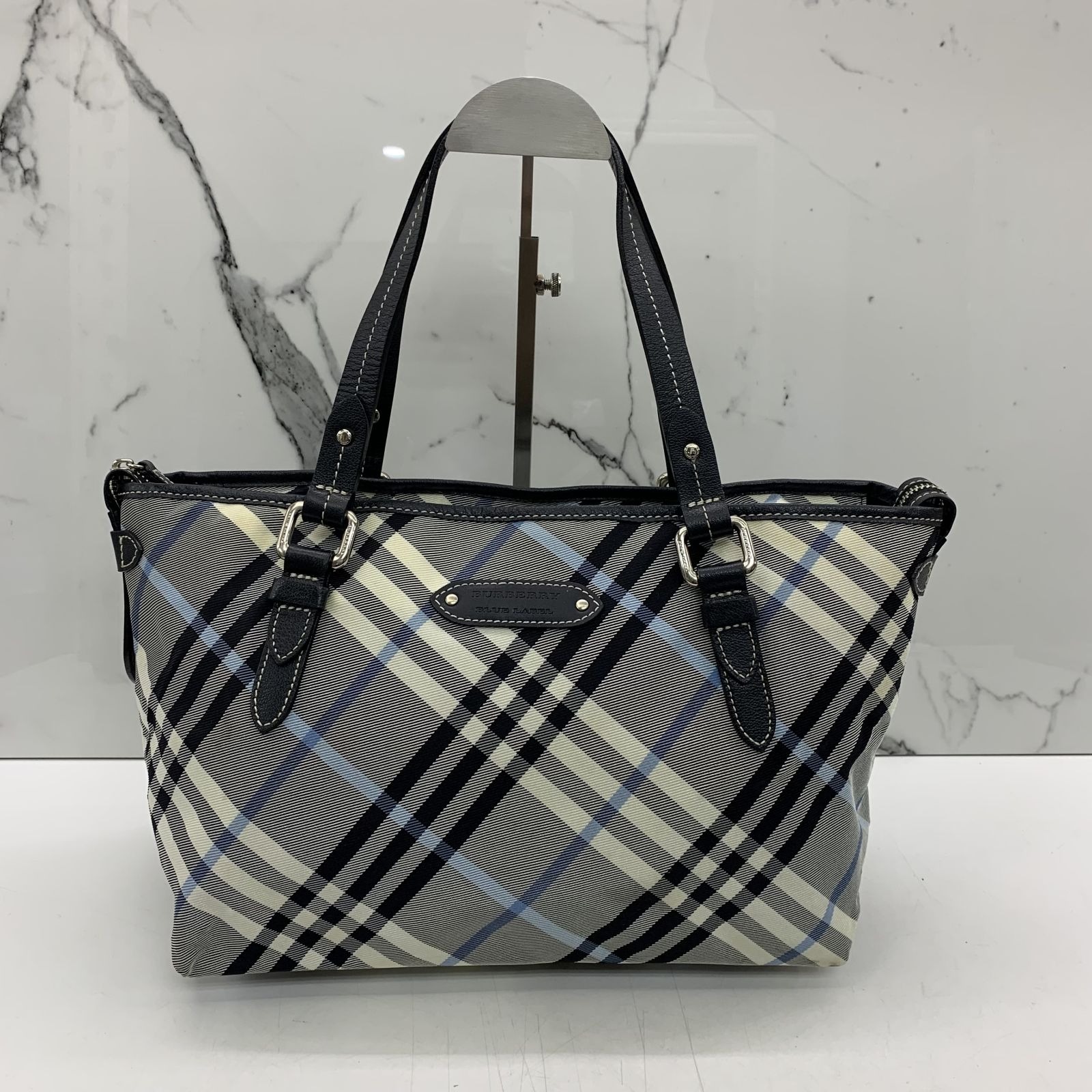 BURBERRY BLUE LABEL CHECKERED TOTE BAG 237034654 AL