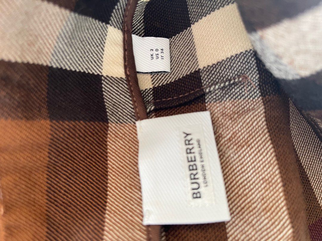 Burberry check deals skirt uk