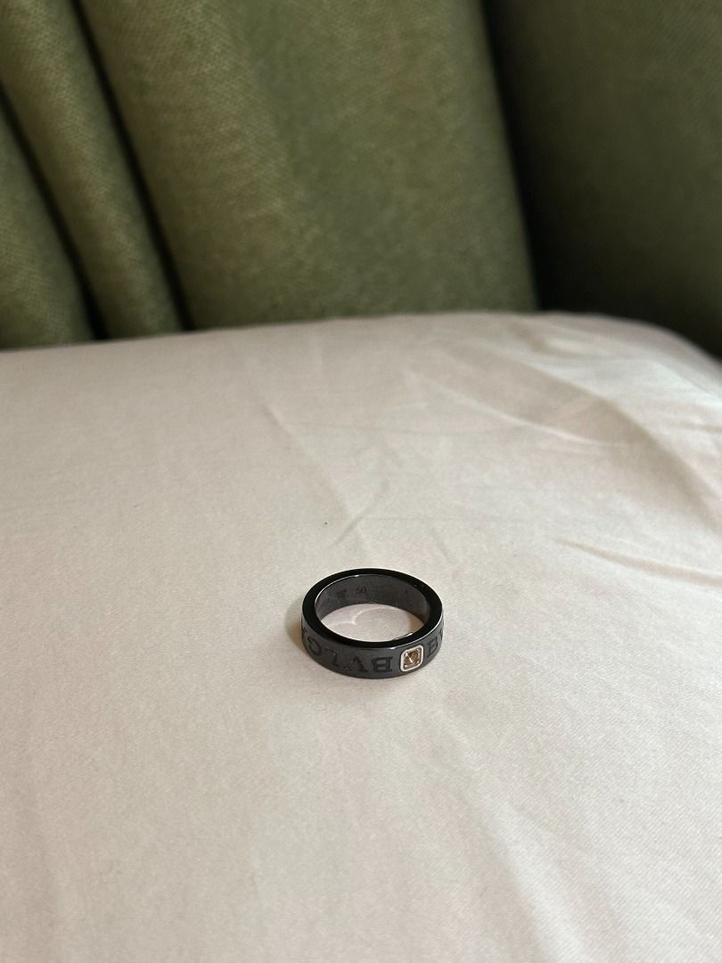 Bvlgari discount black ring