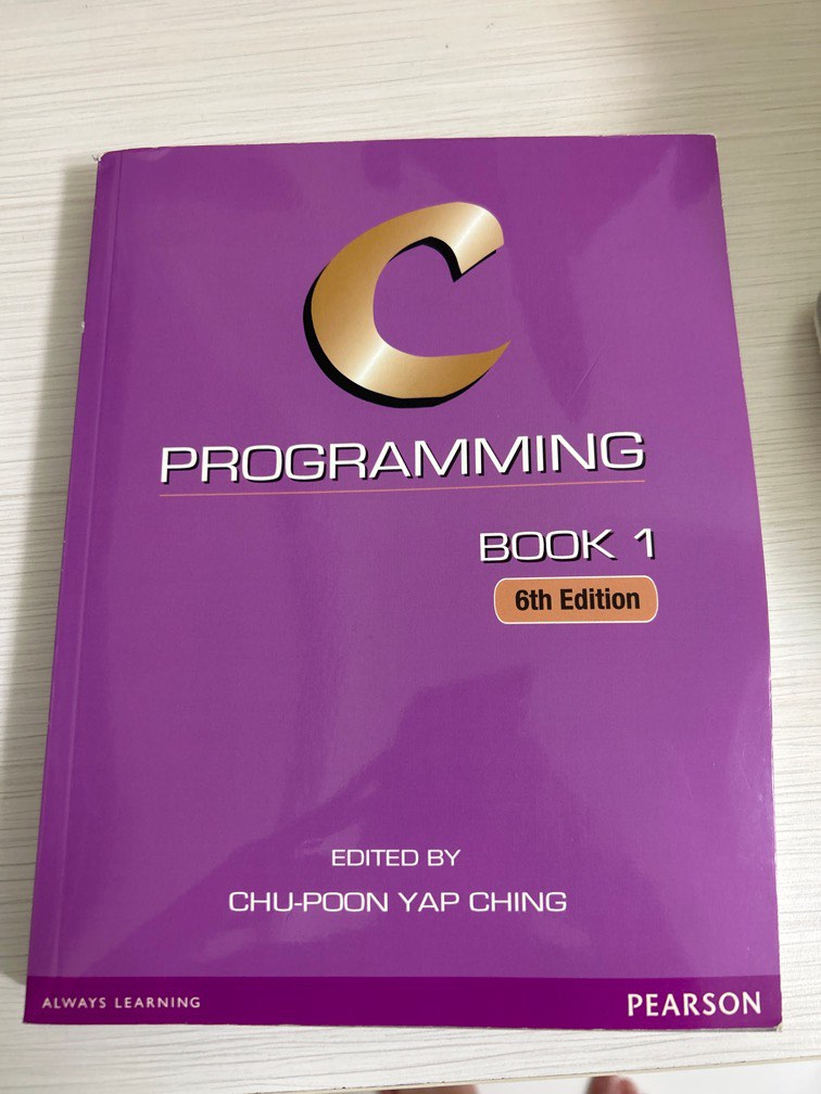 c-programming-book-1-6th-edition-hobbies-toys-books-magazines