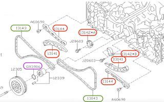 Camshaft timing belt Subaru Exiga Crossover YAM SUV FB25 Cam 鏈 鏈頂 磅轆 壓轆 報價 訂零件 原廠 正廠
