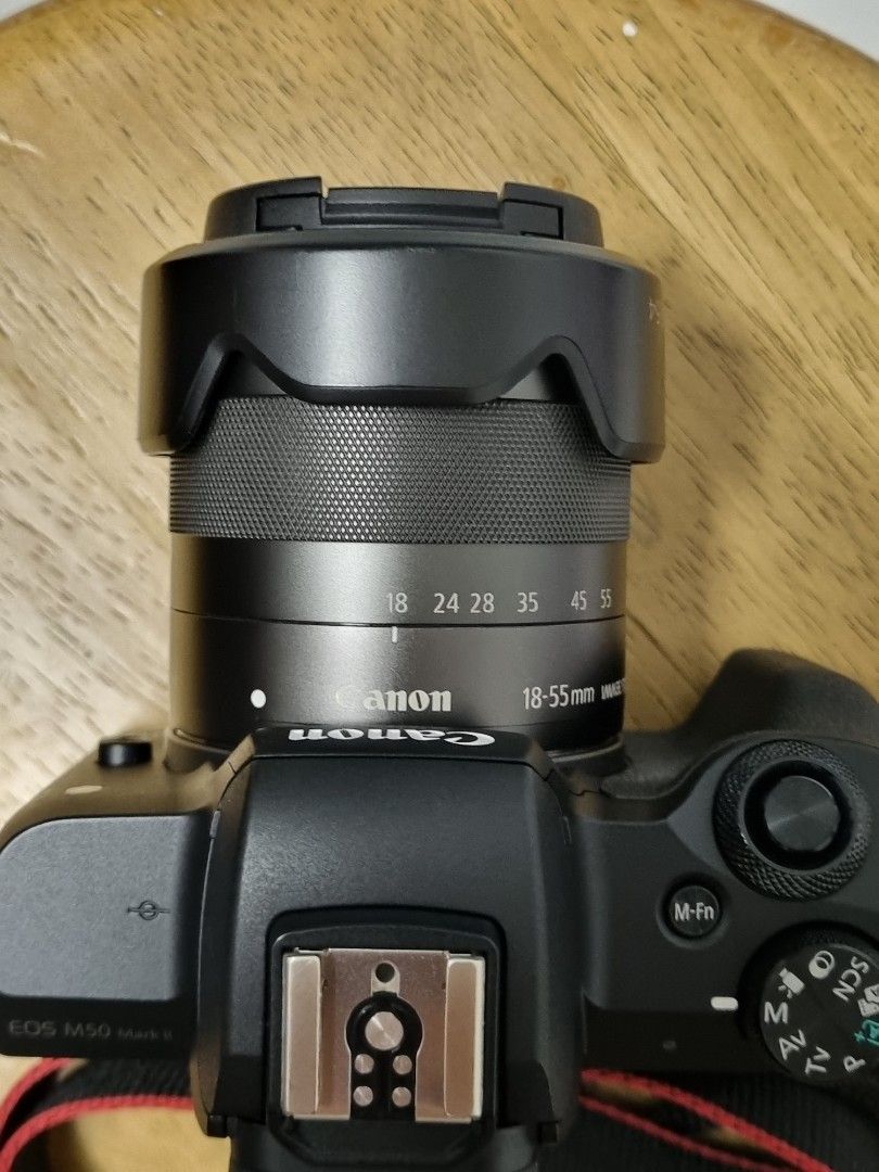 Canon M50 Mark ii + Lens with image stabilization, Photography, Cameras