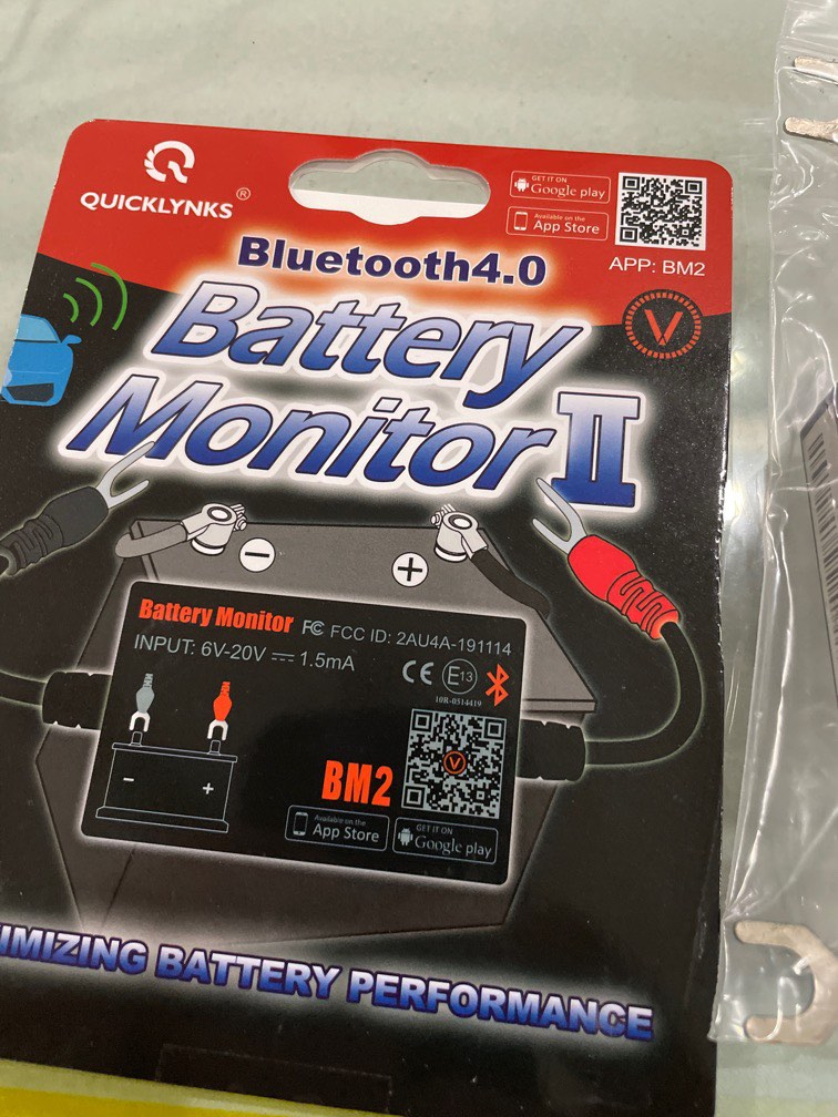 Car Battery Monitor BM2 Bluetooth, Car Accessories, Accessories on Carousell