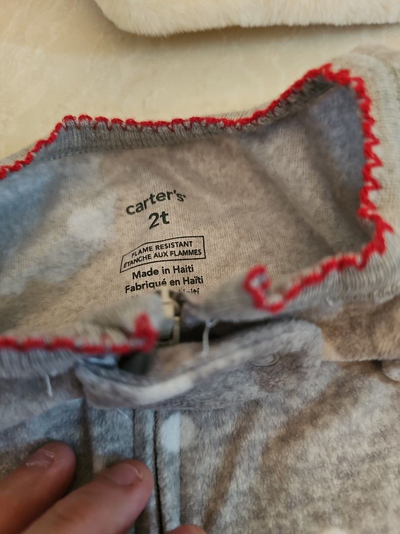Carters size 2T autumn winter sleepsuit Babies Kids Babies