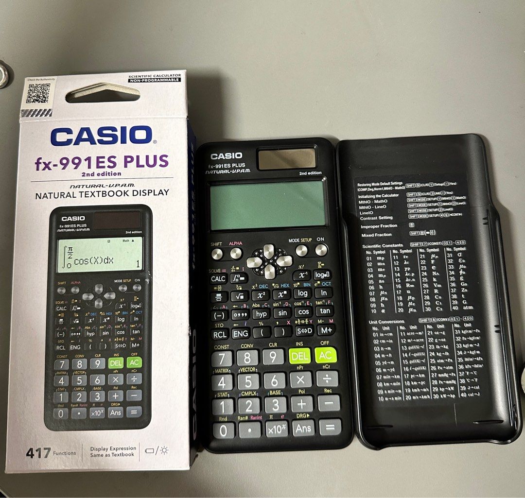 Casio sales calculator statistics