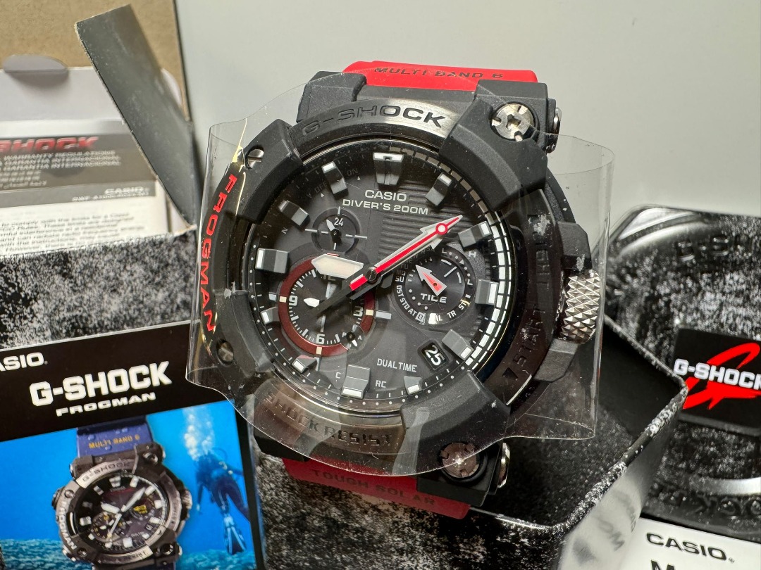 Casio G-Shock Frogman GWF-A1000-1A4DR 七代蛙GWF-A1000, 男裝, 手錶