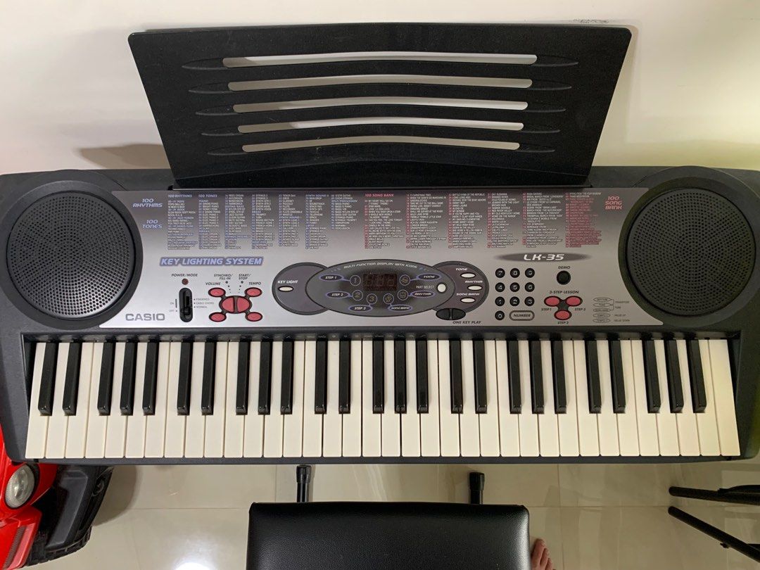 Casio Keyboard LK35, Hobbies & Toys, Music & Media, Musical