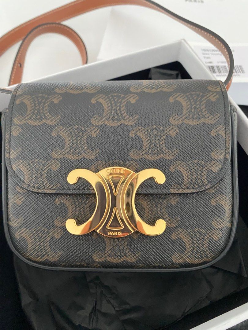 CELINE Mini Claude Triomphe, Luxury, Bags & Wallets on Carousell