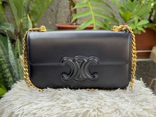 CELINE MINI BUCKET CUIR TRIOMPHE BAG, Luxury, Bags & Wallets on Carousell