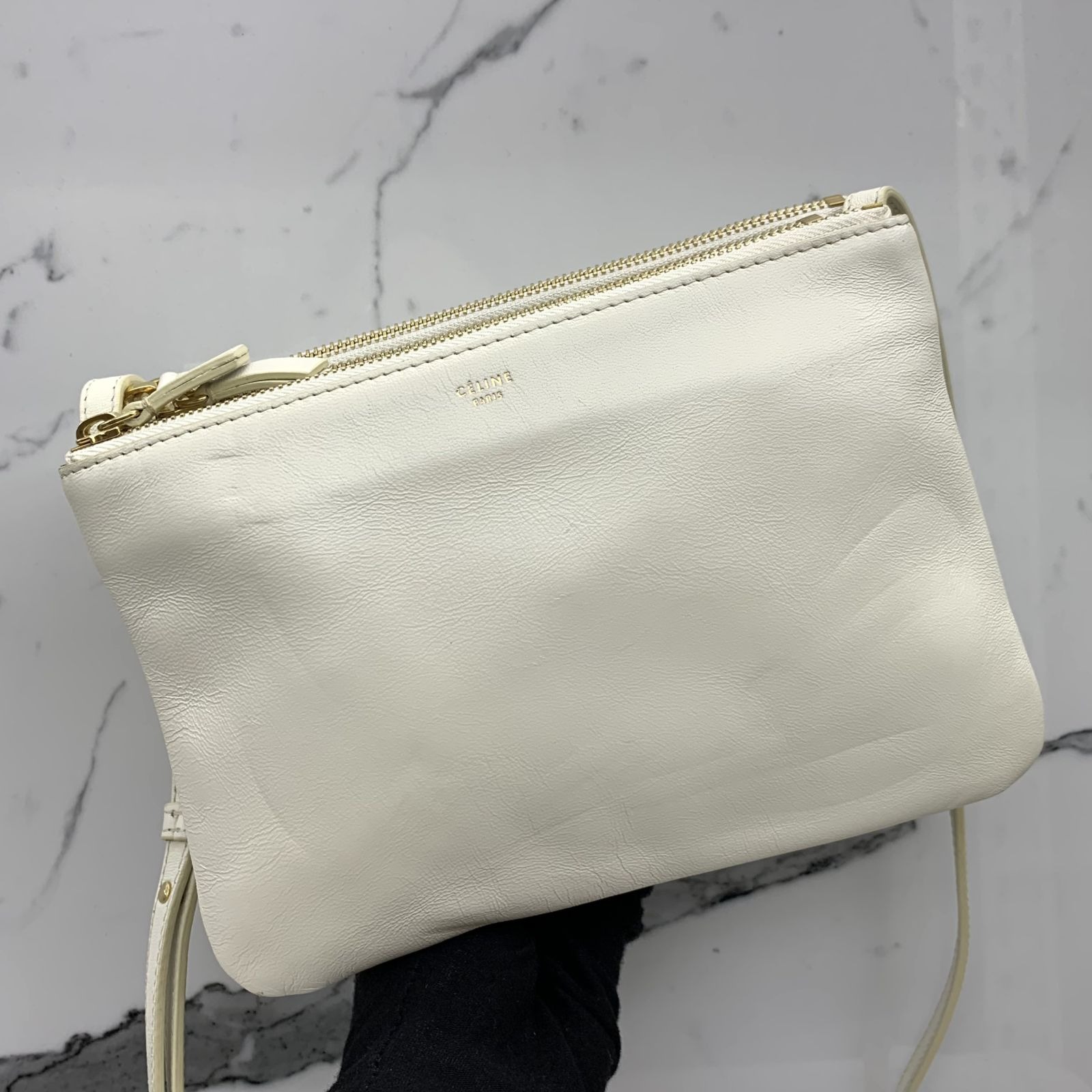 Celine trio top white