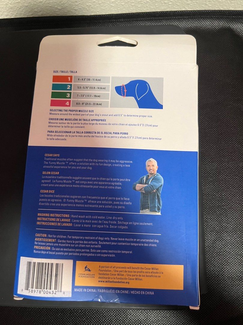 Cesar millan muzzle top