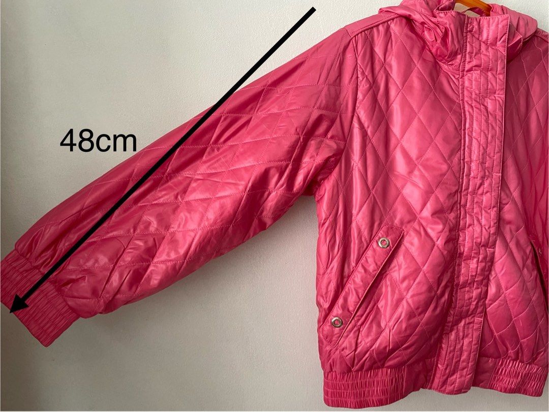 Champion coat pink cheap
