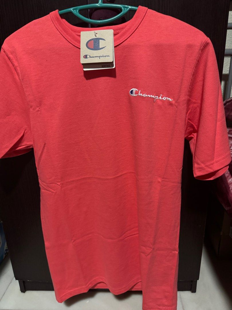 Blue and red champion shirt clearance