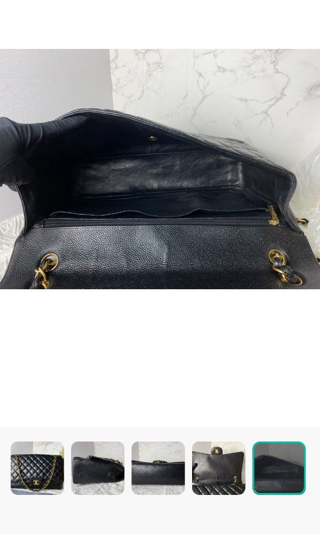 Chanel maxi hobo bag, 名牌, 手袋及銀包- Carousell