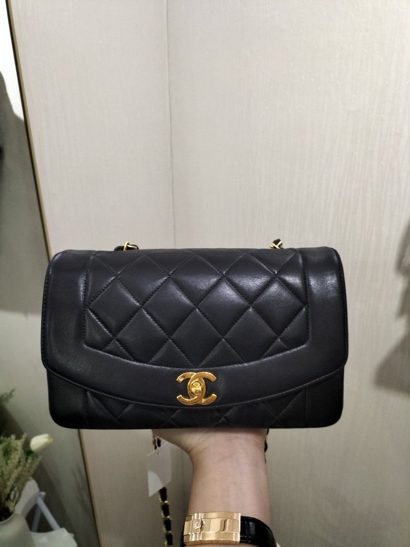 Chanel Diana Small Flap, Luxury, Bags & Wallets on Carousell