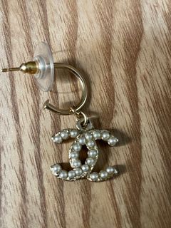 Chanel earrings from japan🇯🇵, Luxury, Accessories on Carousell