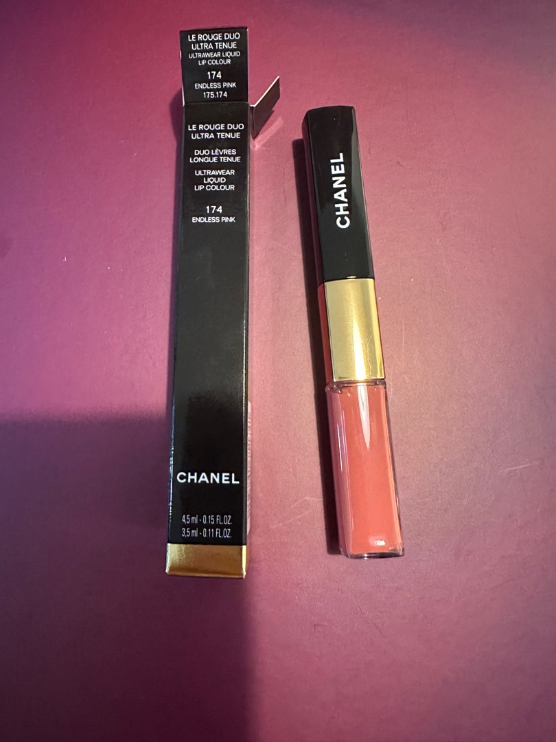 Chanel LE ROUGE DUO ULTRA TENUE 174 Pink, Beauty & Personal Care, Face,  Makeup on Carousell
