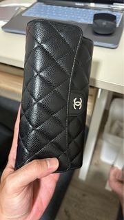 Chanel L-Gusset Zip Wallet