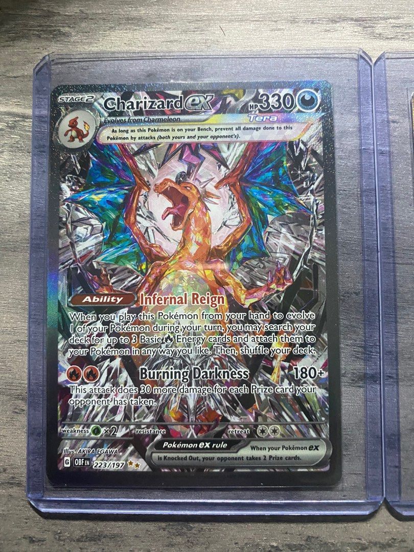 Charizard ex (223/197), Busca de Cards