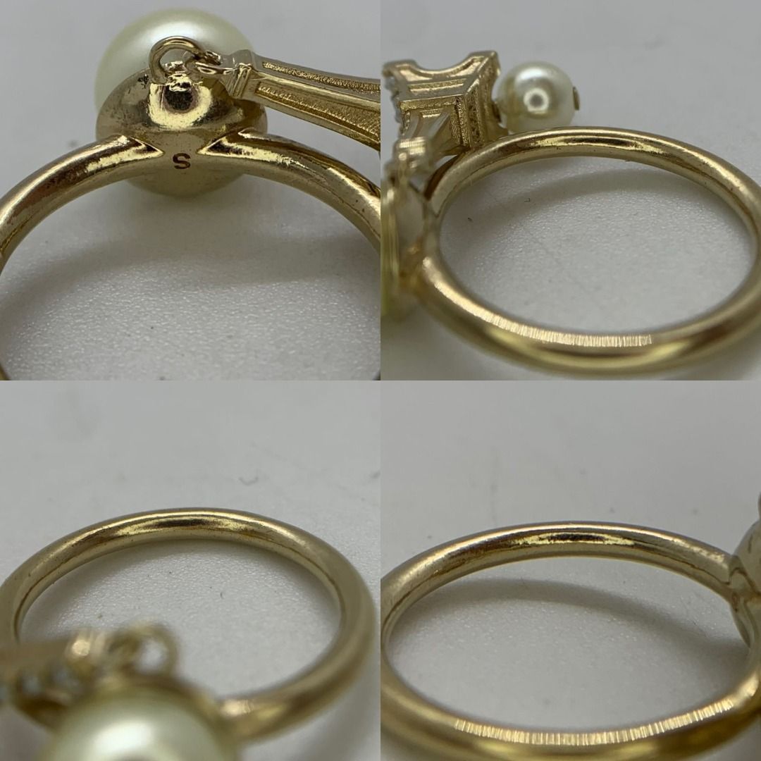 Christian dior cheap pearl ring