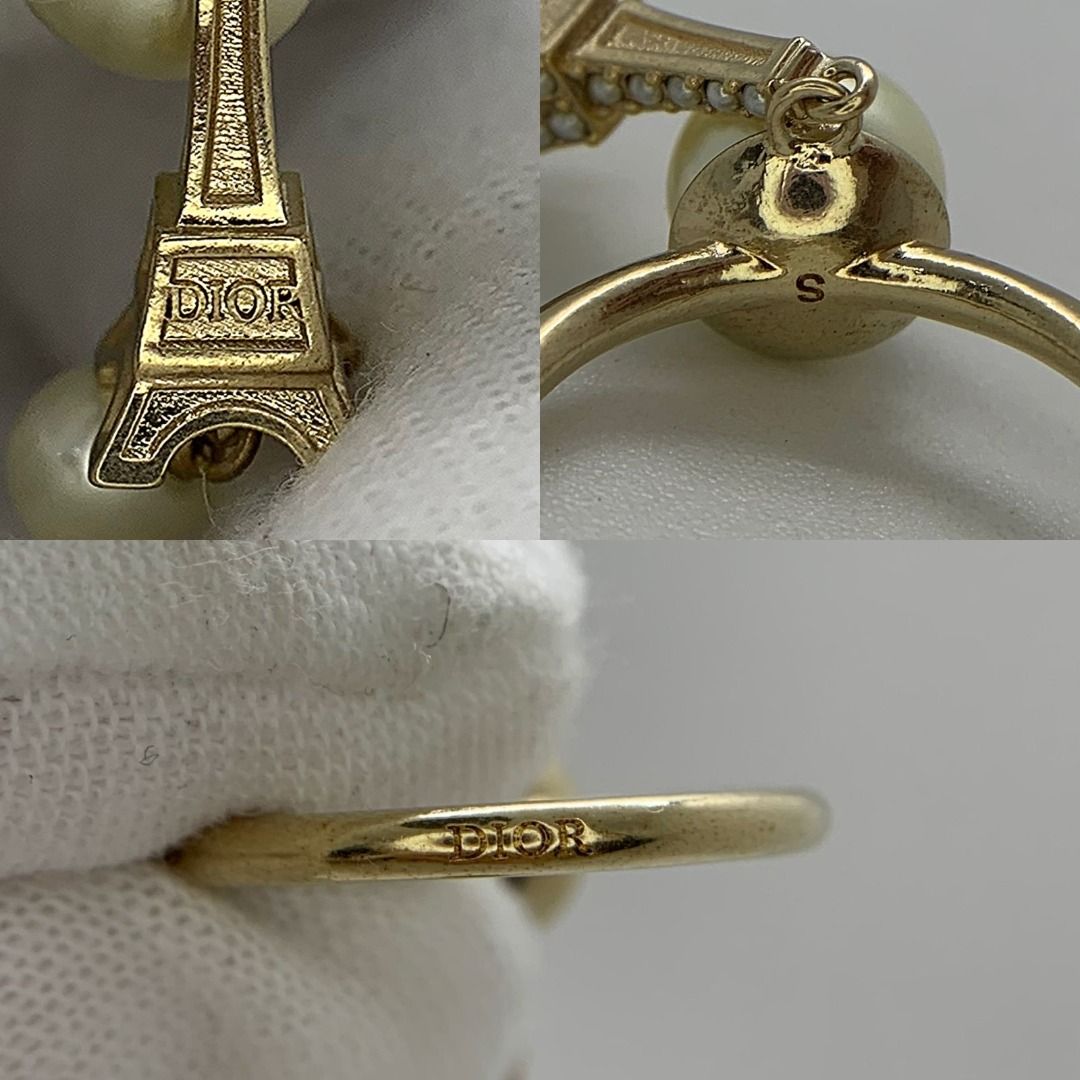 Christian dior shop pearl ring
