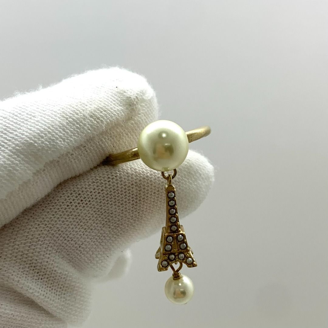 Christian dior pearl ring sale