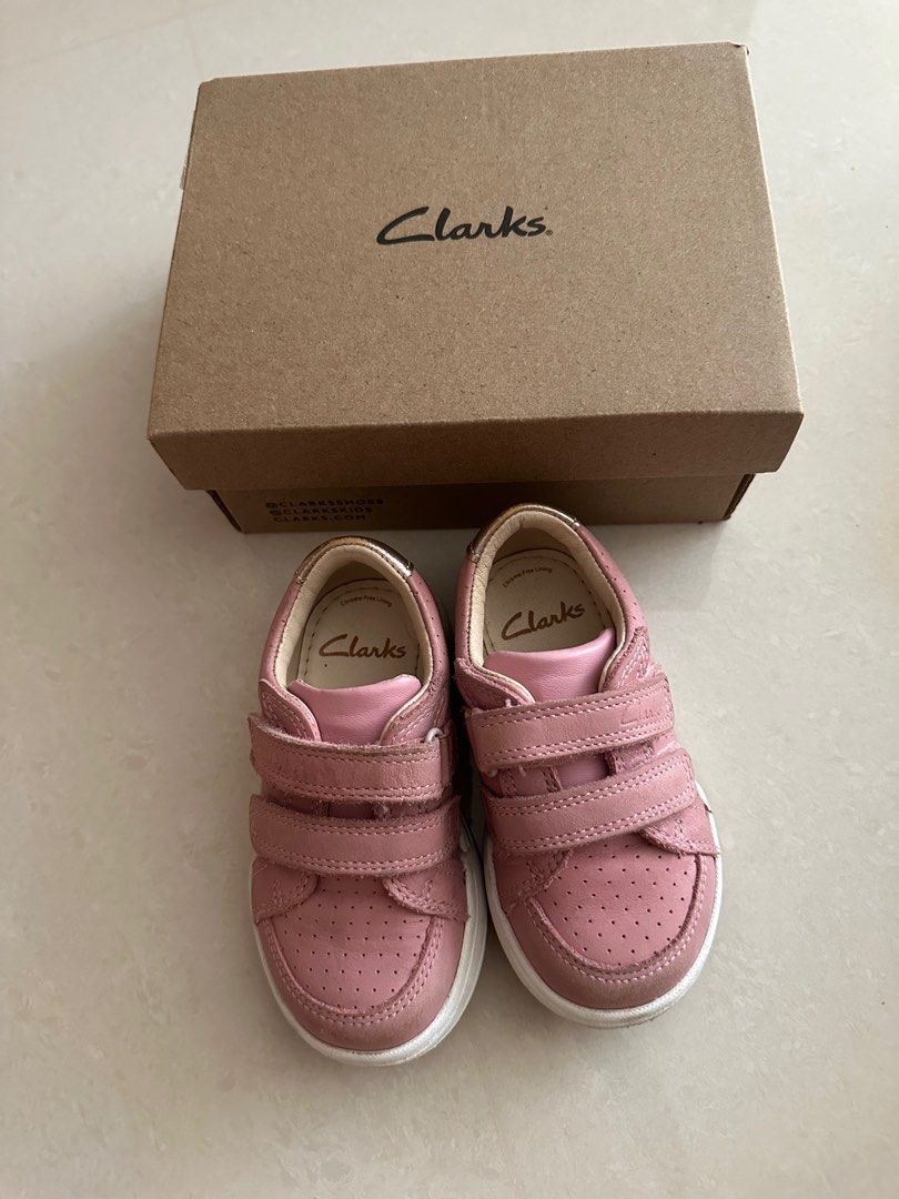 Clarks baby girl shoes sneakers, Babies & Kids, Babies & Kids Fashion