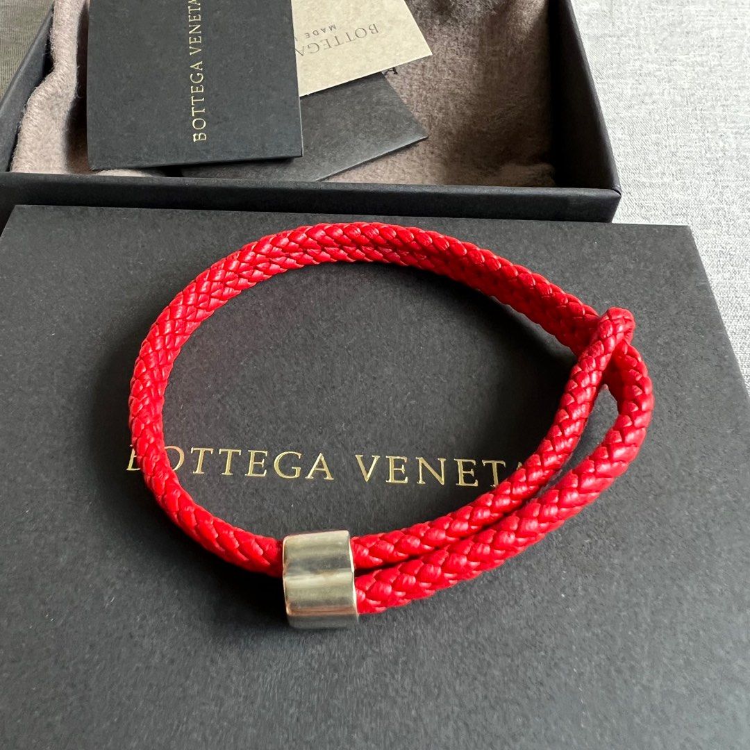 Shop authentic Bottega Veneta Intrecciato Double Row Knot Bracelet at  revogue for just USD 150.00