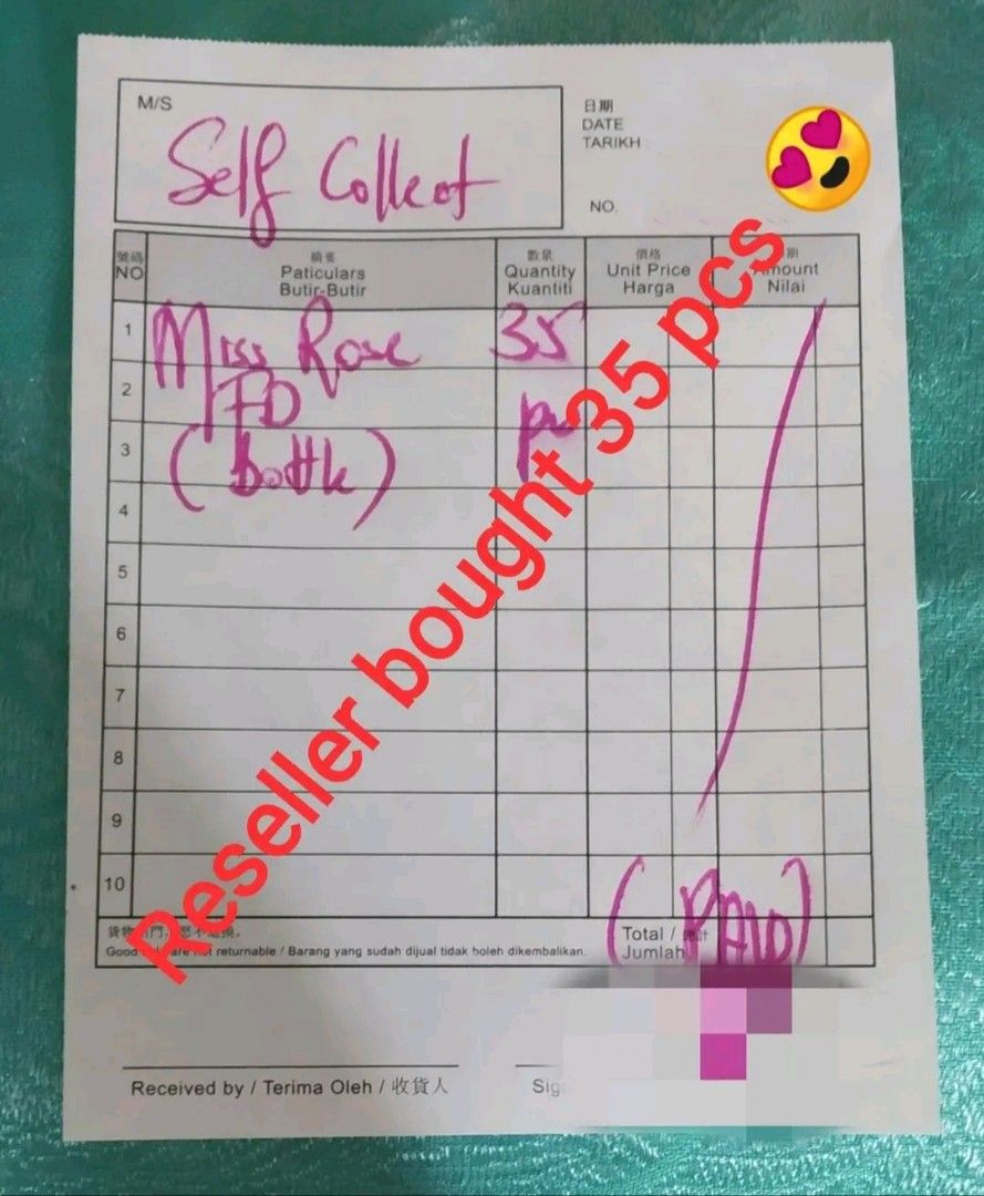 [CLEARANCE] Miss Rose Foundation 1 set 4 bottles for S10/ Self