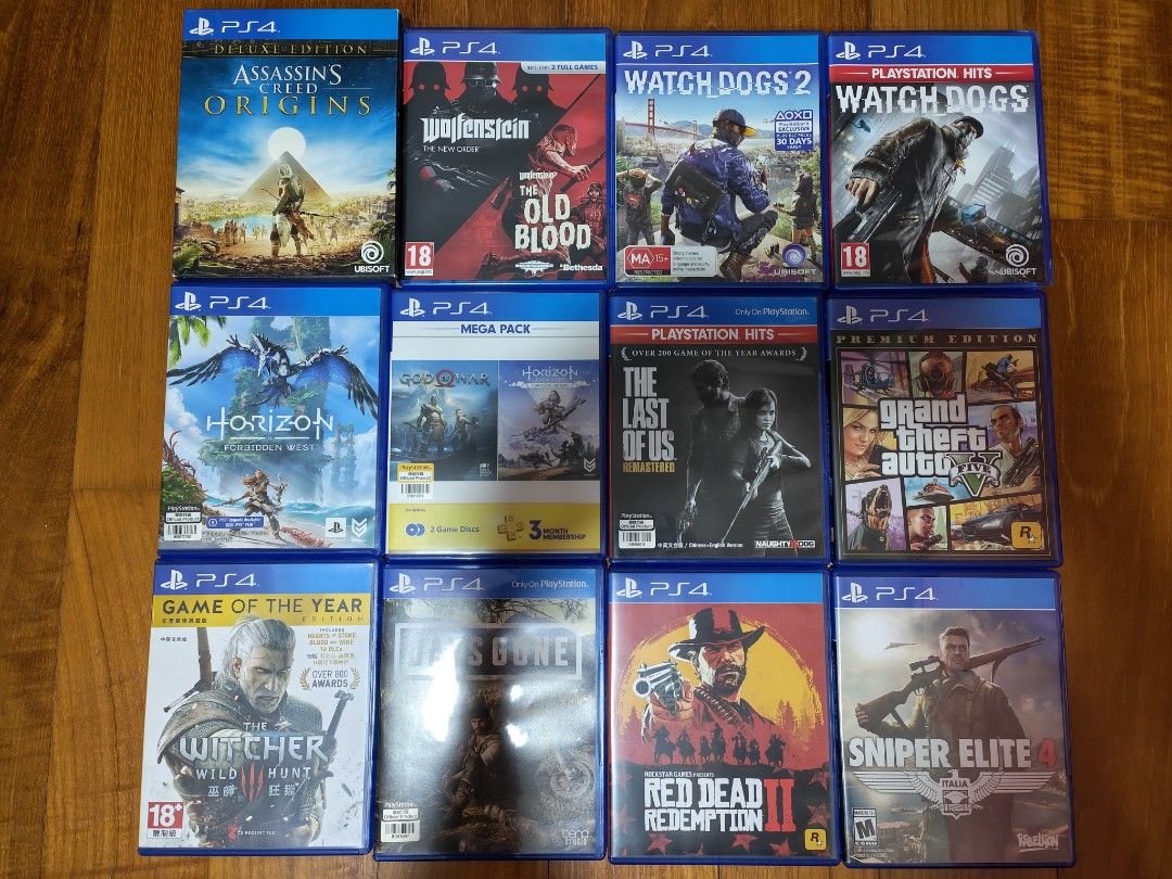 Clearance Pre loved PS4 Games Video Gaming Video Games