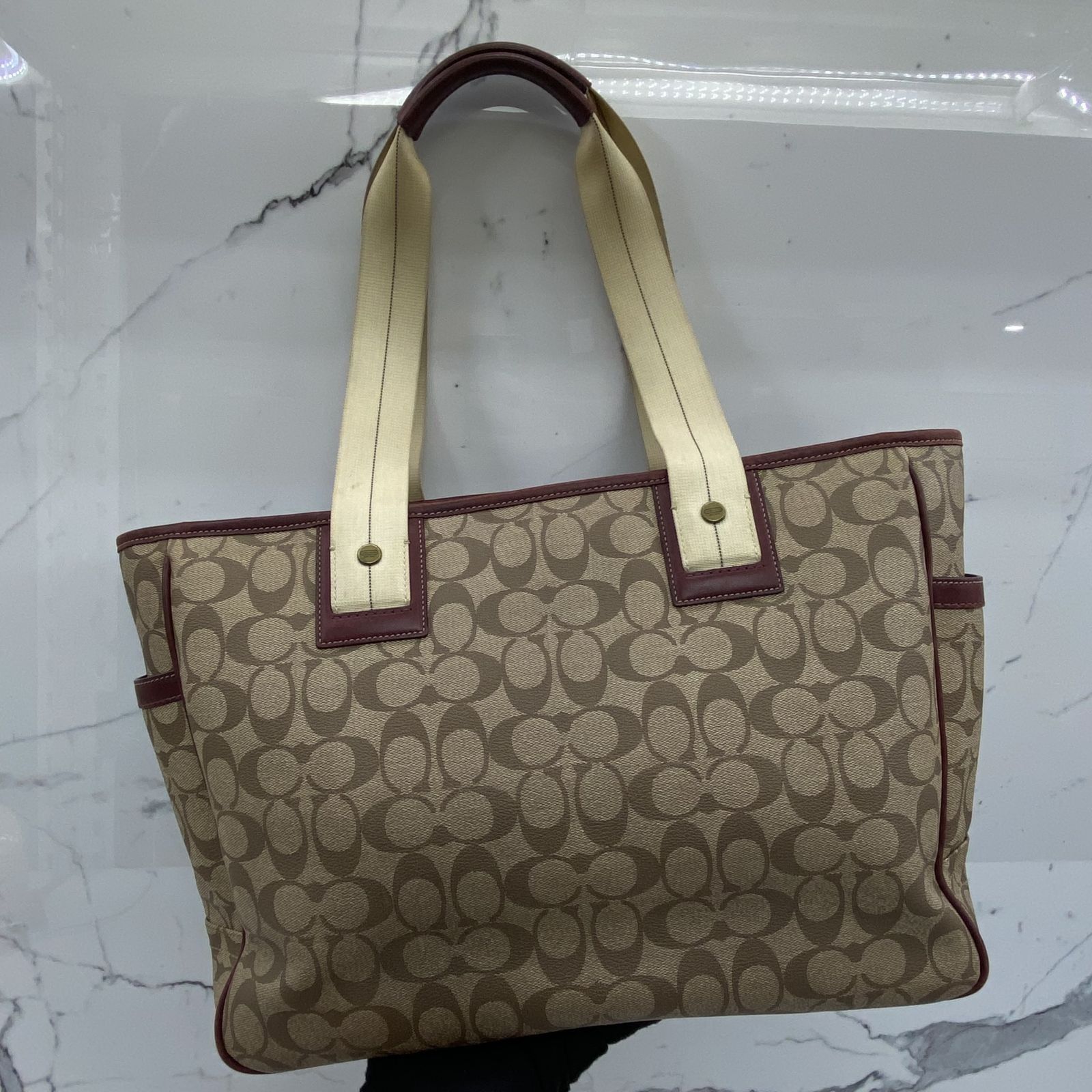 Maroon canvas new arrivals tote bags