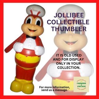 COLLECTIBLE JOLLIBEE TUMBLER-1pc available