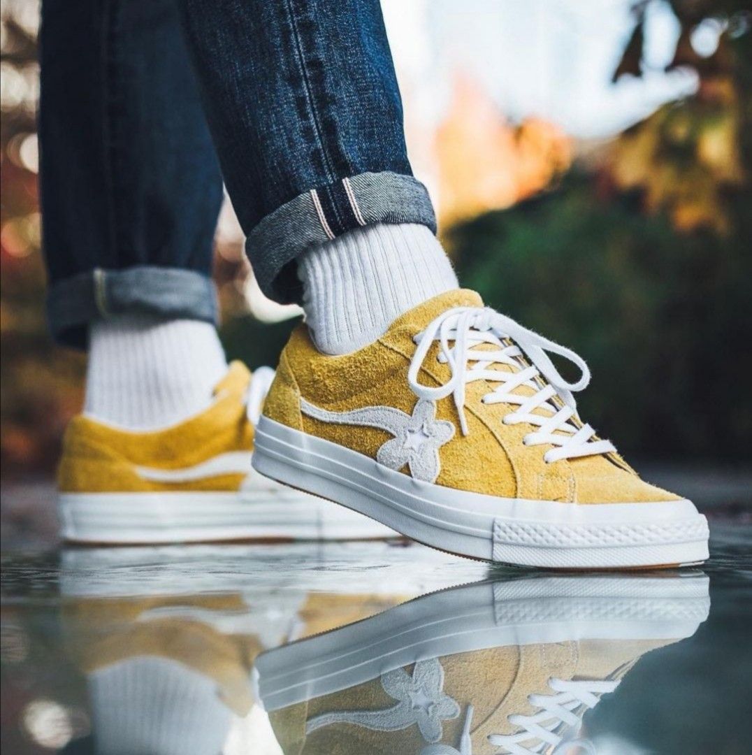 Converse x Golf Le Fleur Mustard Yellow