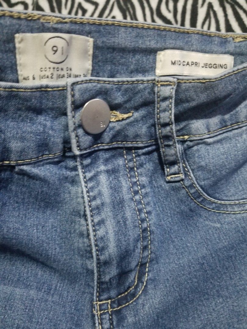 Cotton on mid capri jegging store