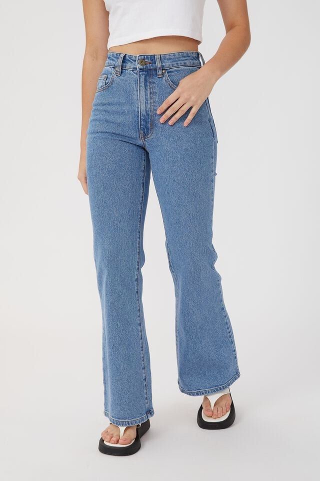Petite flared jeans clearance