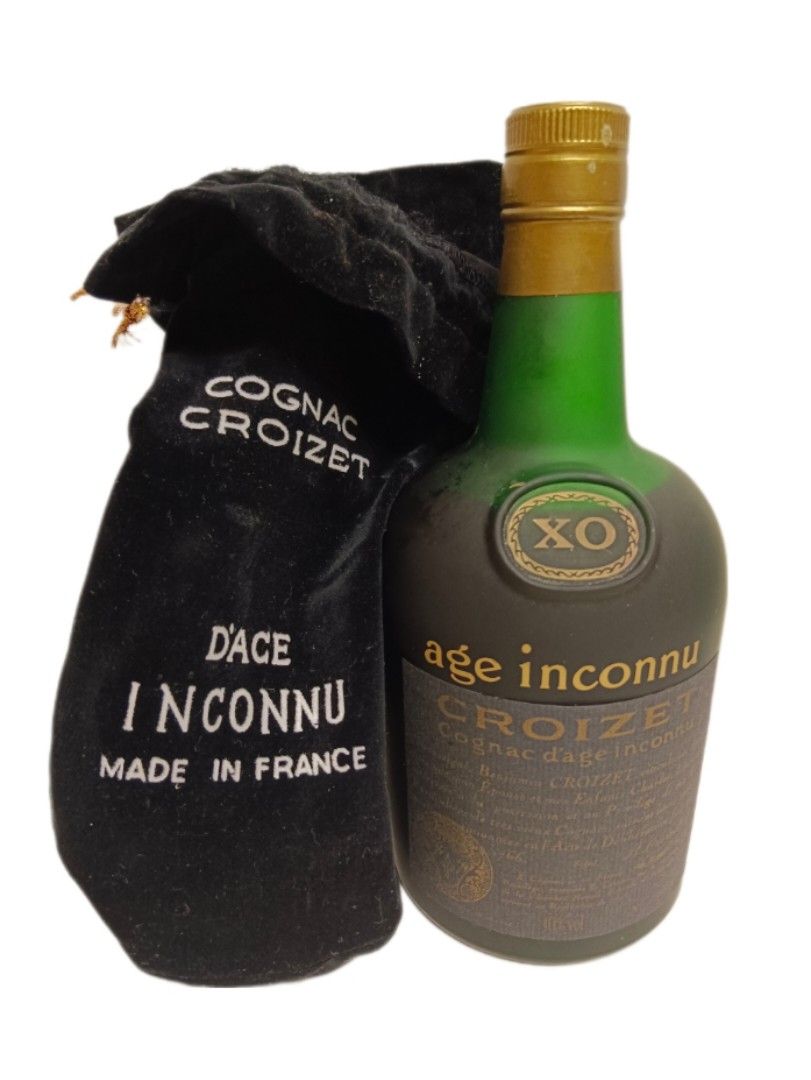 Croizet Age Inconnu Cognac 高斯黑紙700ml, 嘢食& 嘢飲, 酒精