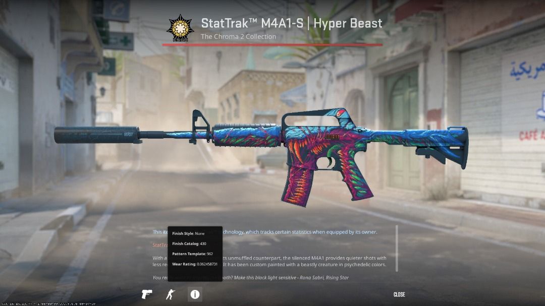 CS2 StatTrak™ M4A1-S | Hyper Beast FN, Video Gaming, Gaming Accessories ...