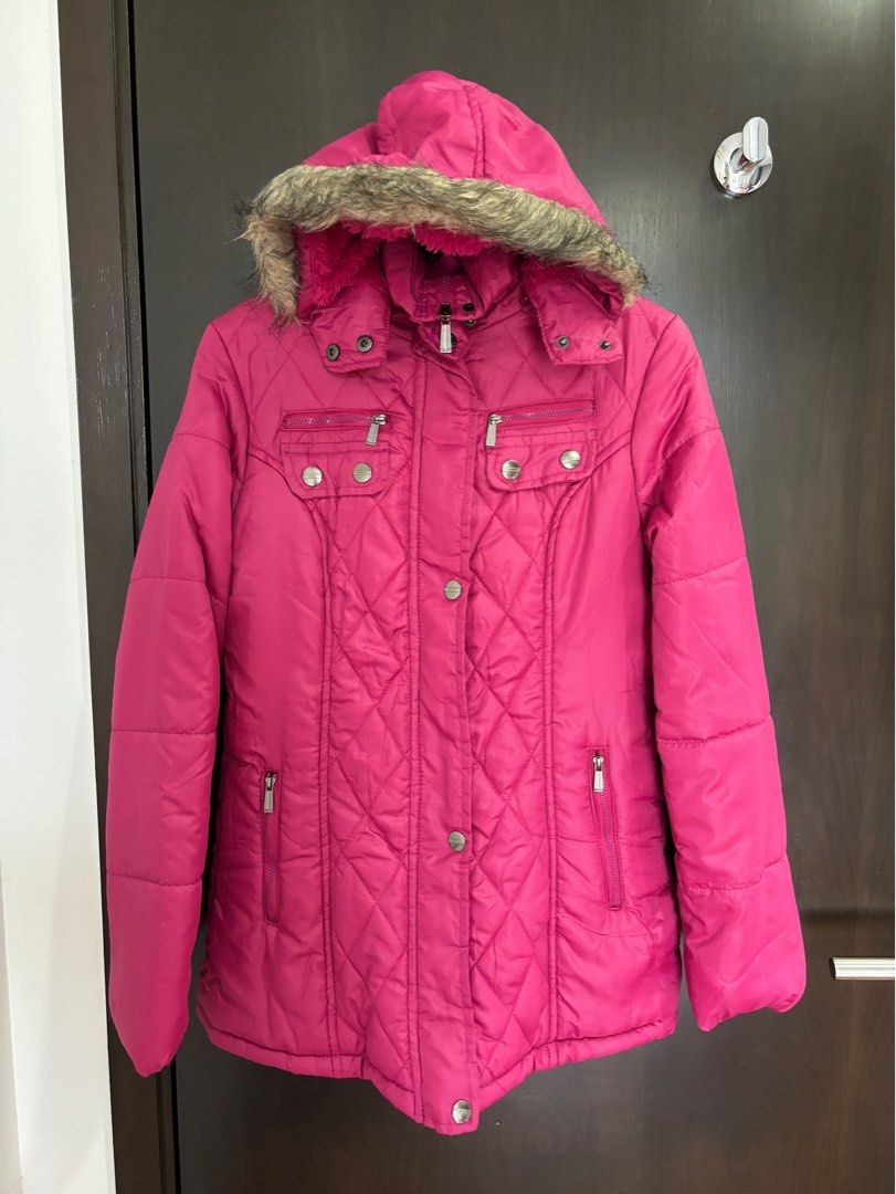 Purple best sale pink jacket