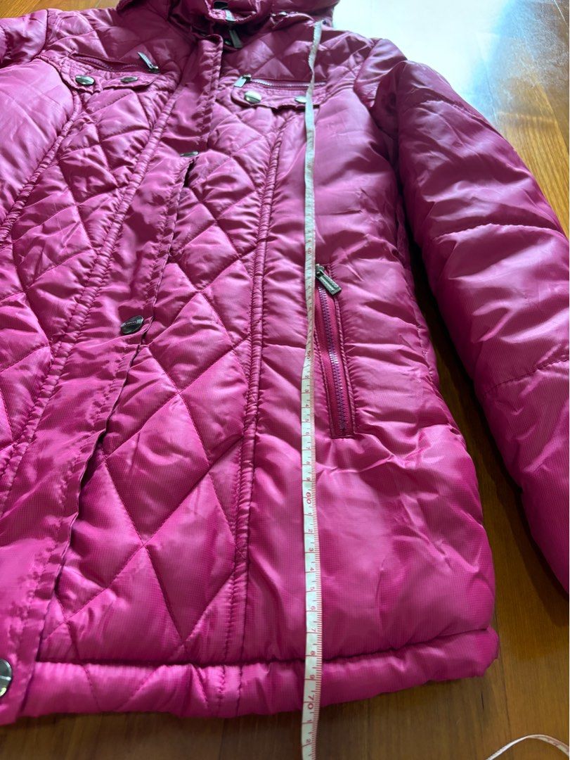 Dark Pink Purple Winter Jacket