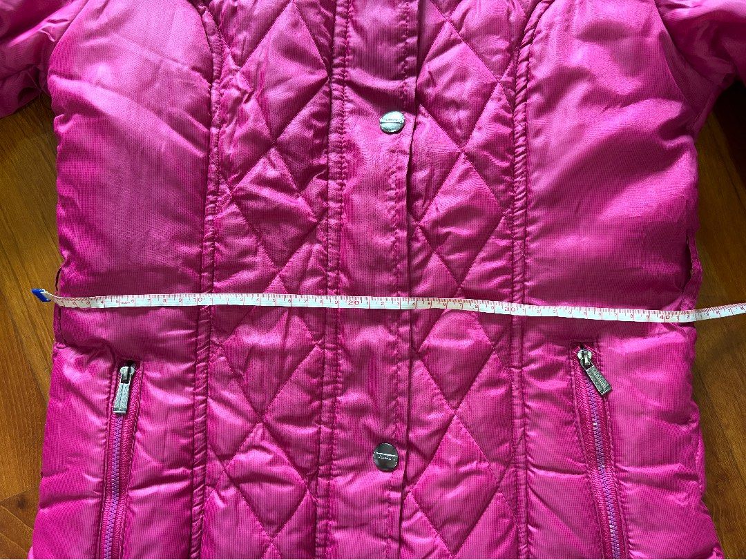 Dark Pink Purple Winter Jacket