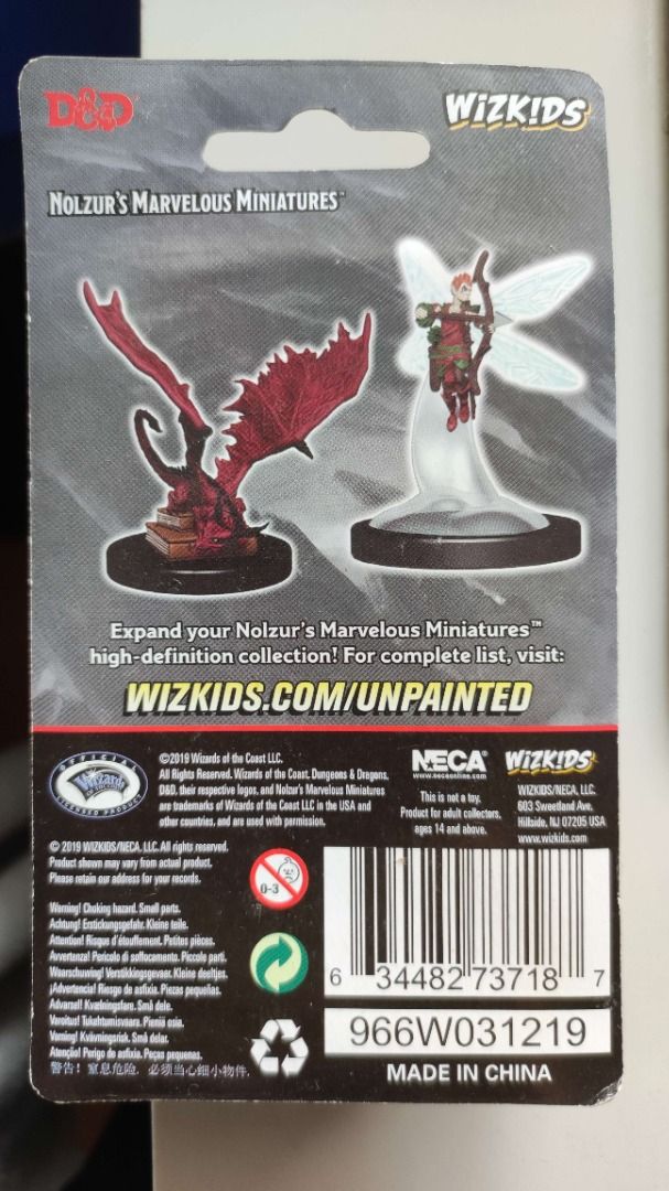 D&D NOLZUR'S MARVELOUS MINIATURES - PSEUDODRAGON AND SPRITE, Hobbies ...