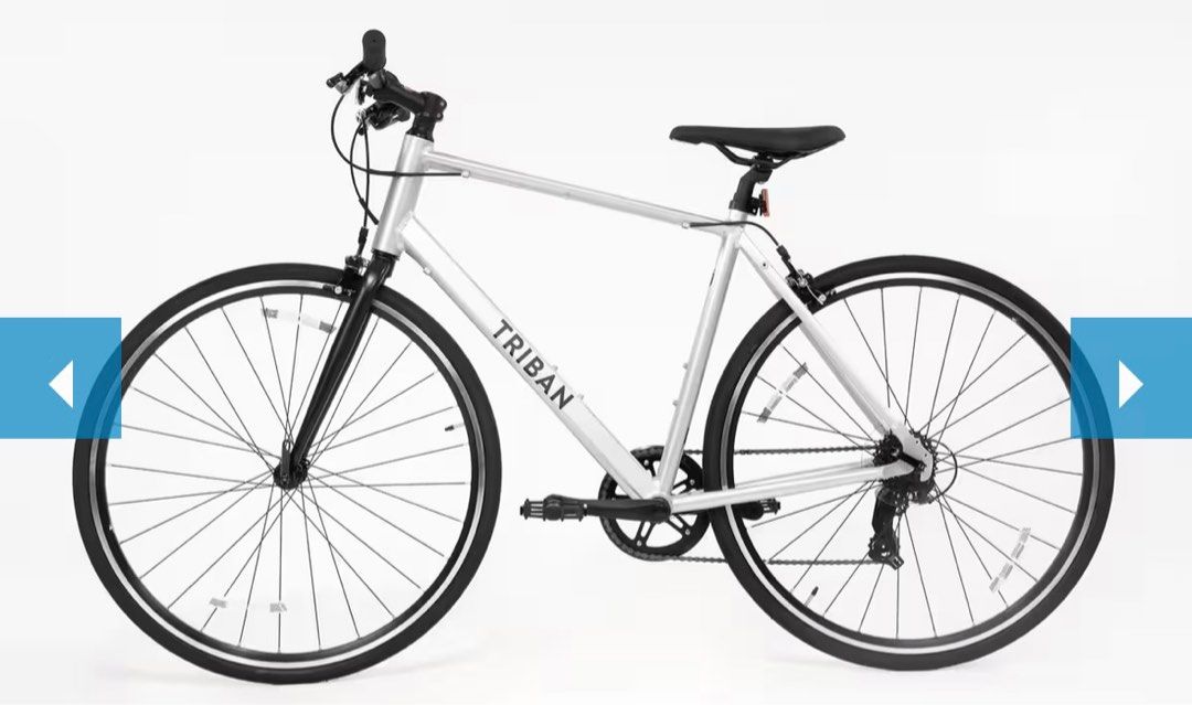 Declathlon Bicycle Triban RC 100 Flat Bar 7 Speed Sports