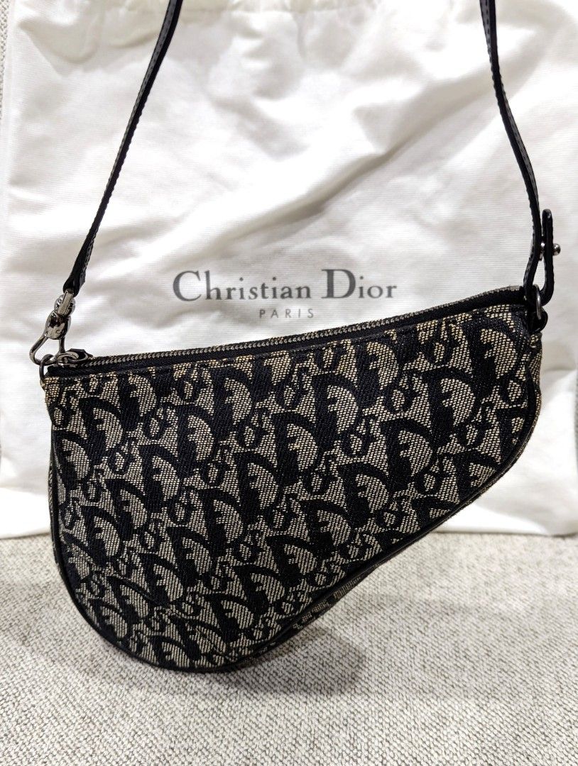 Christian Dior Diorissimo Saddle Pochette