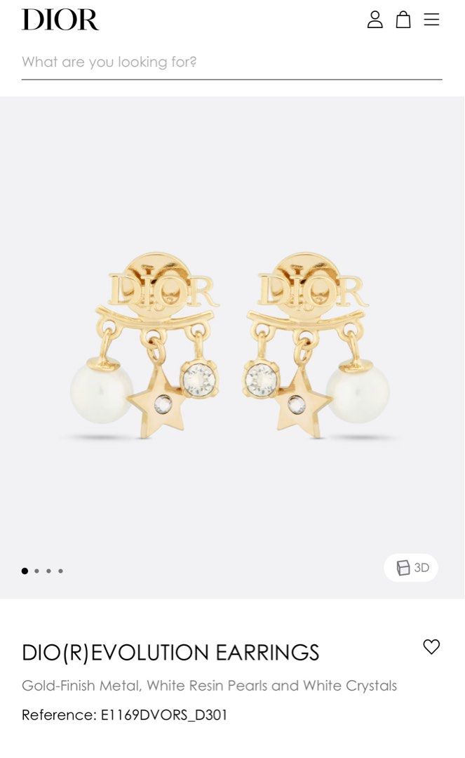 Dior evolution earrings 2025