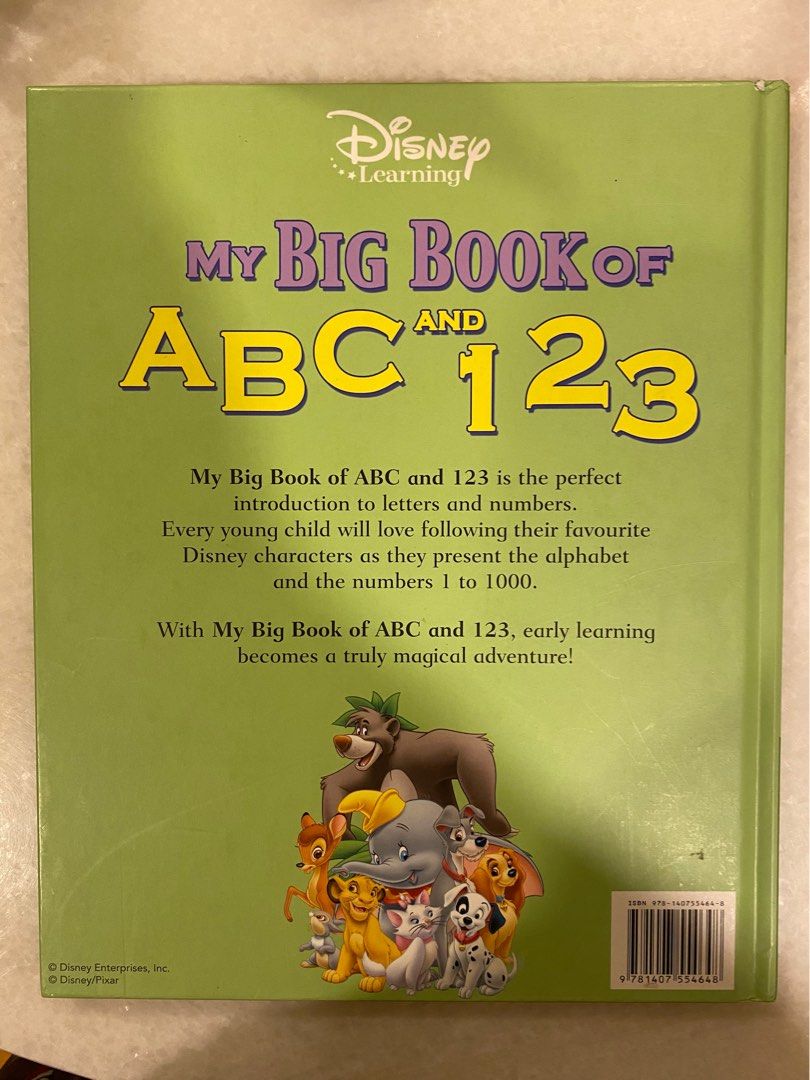 Disney My BIG Book of ABC & 123, Hobbies & Toys, Books & Magazines