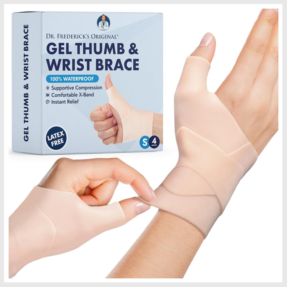 Dr. Frederick's Original Wrist and Thumb Brace 4 Pieces Spica