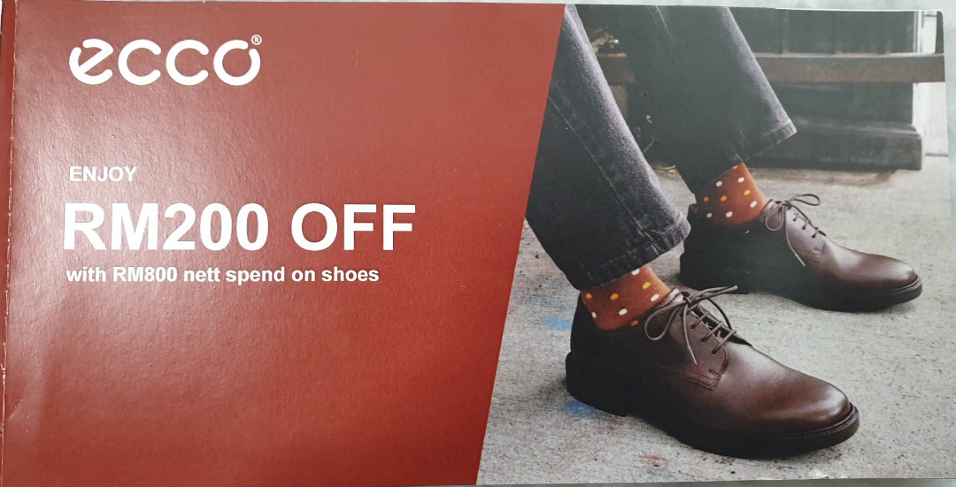 Ecco shoes RM200 voucher